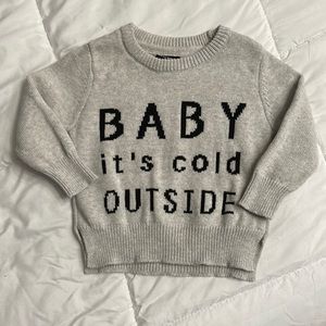 Little Bipsy “Baby it’s Cold Outside” sweater